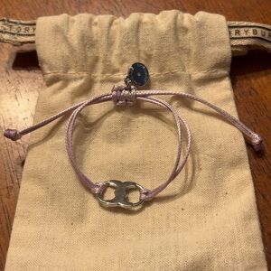 Tory Burch Embrace Ambition Bracelet - lavender and silver
